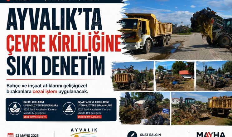 AYVALIK BELEDİYESİ ZABITA MÜDÜRLÜĞÜ EKİPLERİNDEN SIKI DENETİM