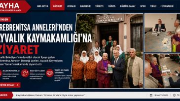 SREBRENİTSA ANNELERİ’NDEN AYVALIK KAYMAKAMLIĞI’NA ZİYARET
