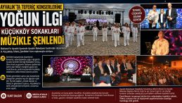 AYVALIK’TA TEFERİÇ KONSERLERİNE YOĞUN İLGİ
