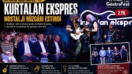 -KURTALAN EKSPRES AYVALIK GASTROFEST’TE NOSTALJİ RÜZGÂRI ESTİRDİ