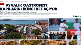 AYVALIK GASTROFEST KAPILARINI İKİNCİ KEZ AÇIYOR