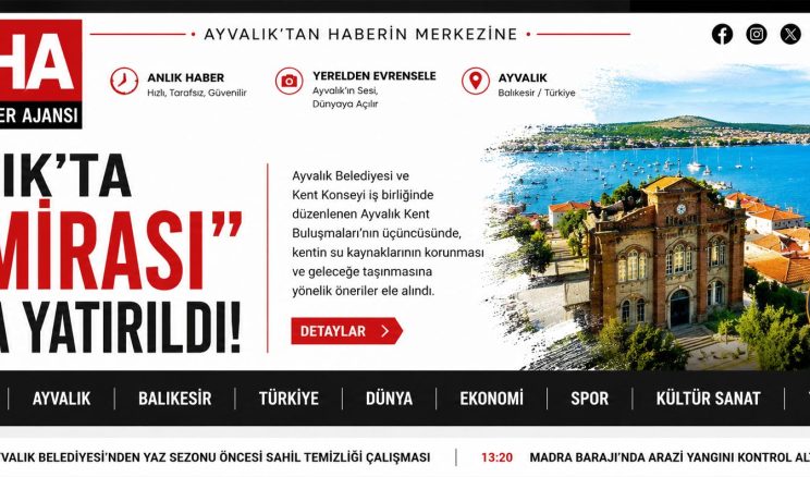 AYVALIK’TA “SU MİRASI” MASAYA YATIRILDI