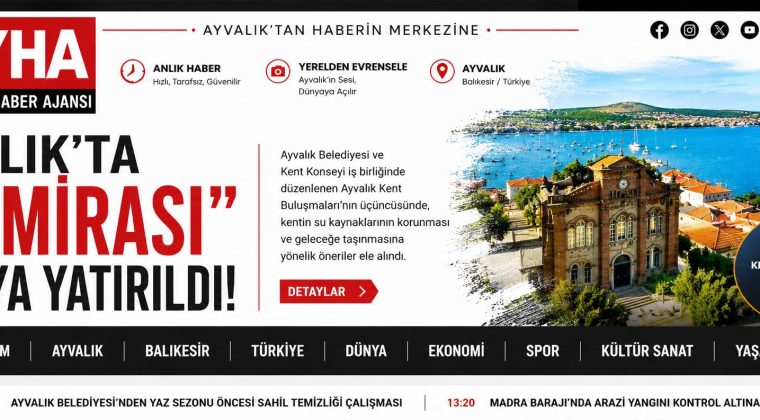 AYVALIK’TA “SU MİRASI” MASAYA YATIRILDI