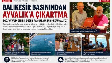 BALIKESİR BASININDAN AYVALIK’A ÇIKARTMA